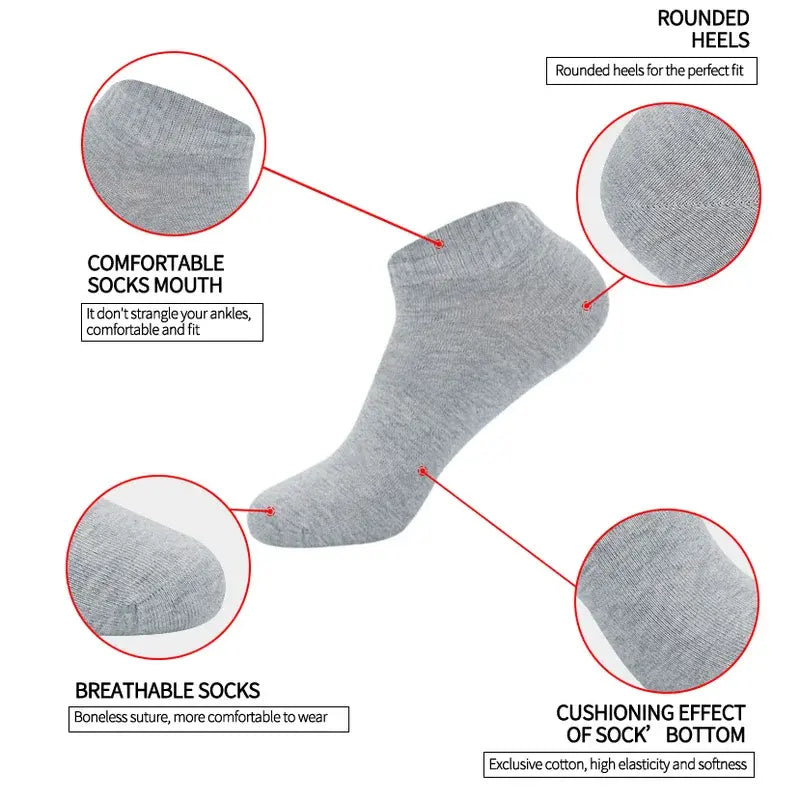 Lux Low Cut Cotton Socks