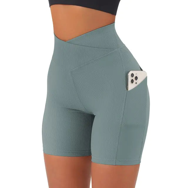 High Waist Yoga Shorts