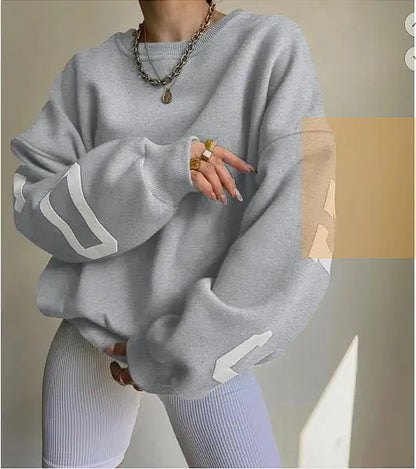 Casual Printed Thickened Top