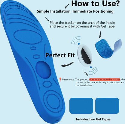 StepSecure™ – AirTag-Compatible Insoles for Kids’ Shoes with Built-In Tracking Slot
