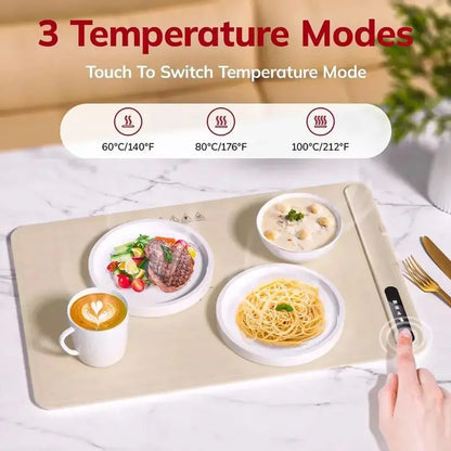 HeatNest™ –  Adjustable Heat Tray for Everyday Dining & Hosting