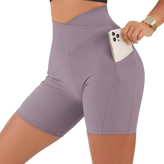High Waist Yoga Shorts