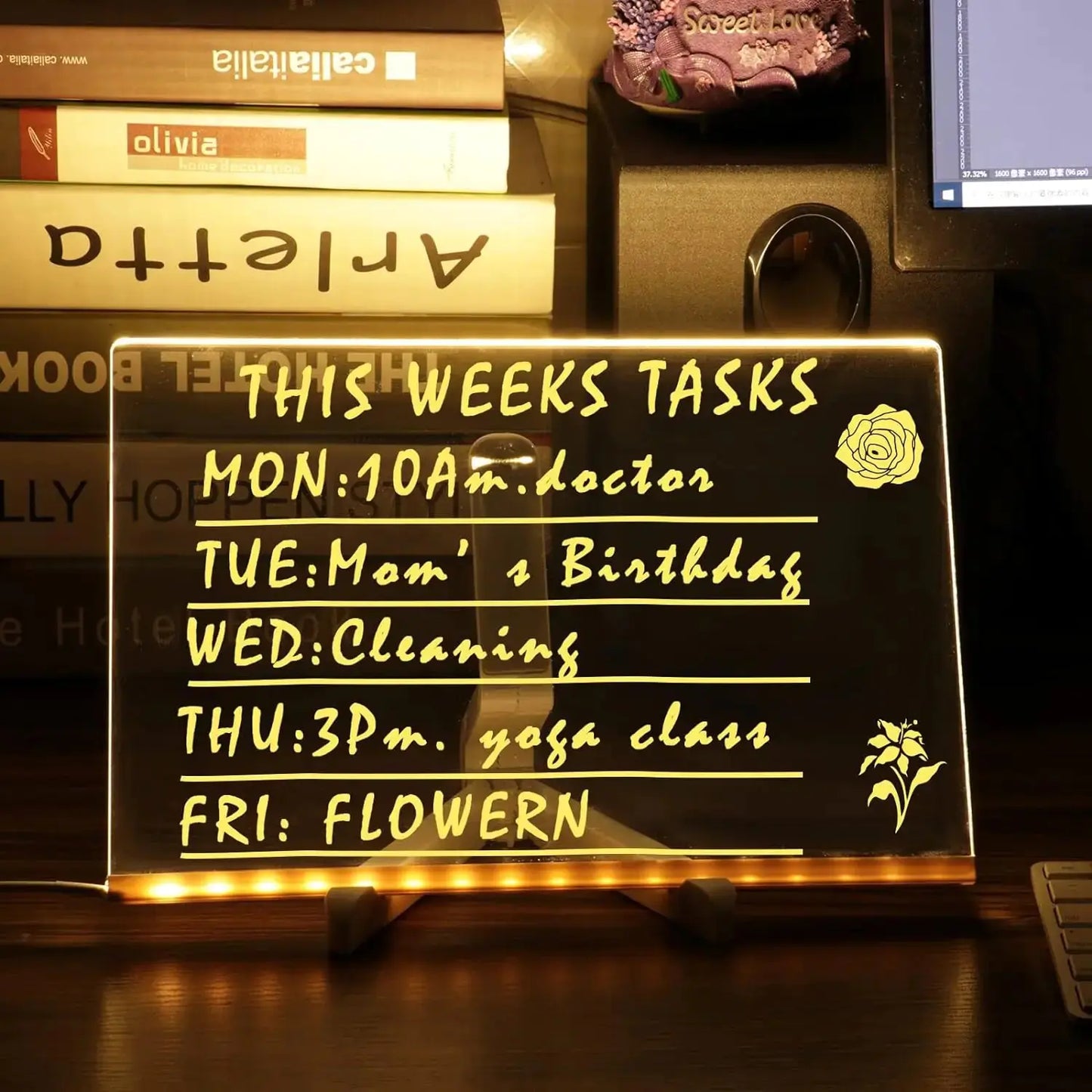 Luminous USB Sketch Board