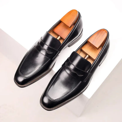Business Leather Slip-Ons