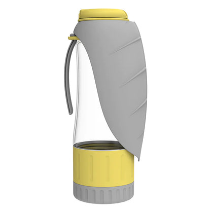 PawSip™ 2.0 – Foldable 2-in-1 Food & Water Travel Bottle for Pets