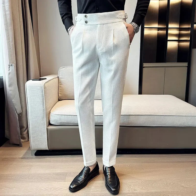 High Waist Business Casual Suit Pants