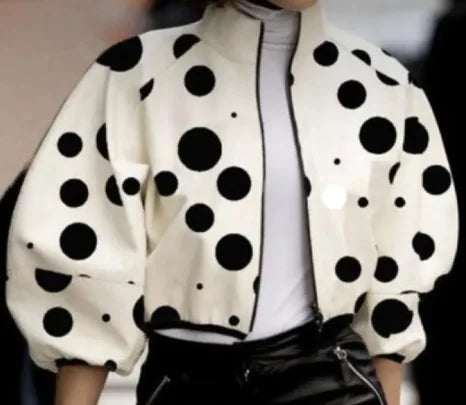 Print Short Jacket