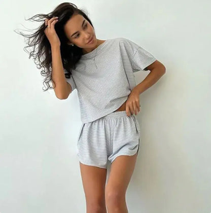 Knitted Striped Pajamas