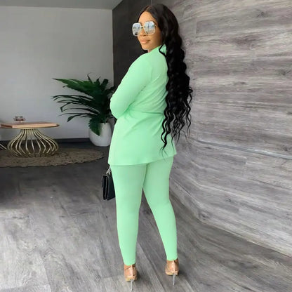 Stylish Lace-Up Leisure Set