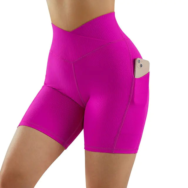 High Waist Yoga Shorts