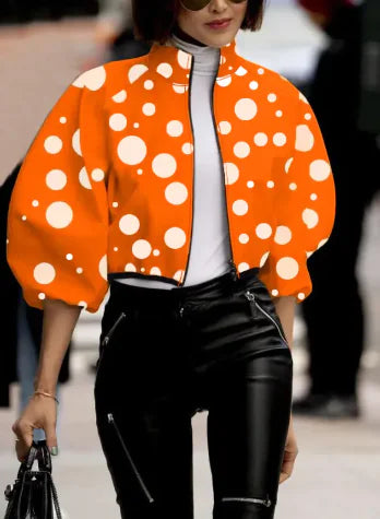 Print Short Jacket